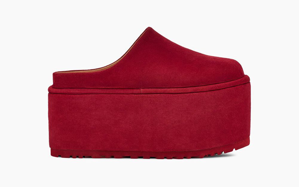 Ugg Moccasins Canada - Ugg Women's X Molly Goddard Platform Deep Red